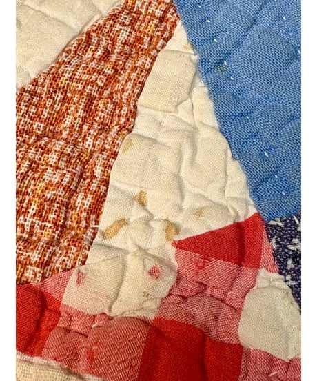 vintage patchwork quilt collar