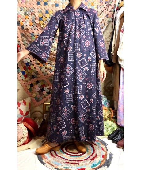 bandanna print dress
