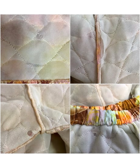 70s quilted super wide pants