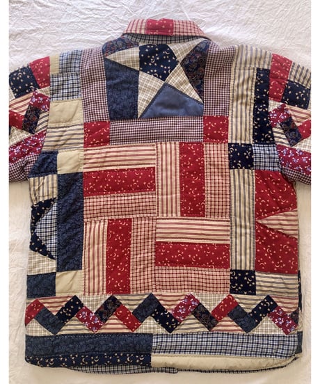 w.face  patchwork quilt  jacket