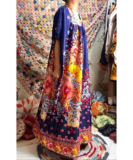 flower kaftan dress