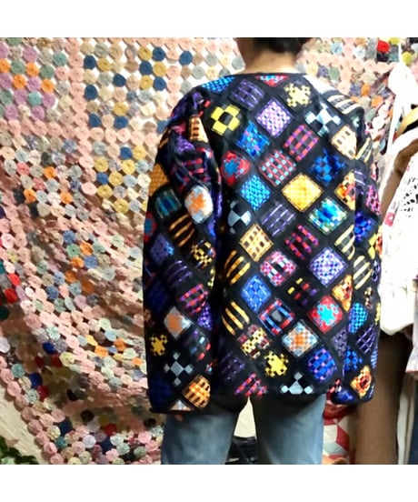 ribbon woven jacket