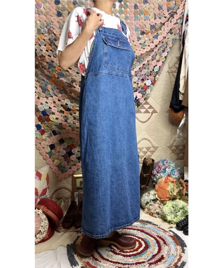 denim salopette