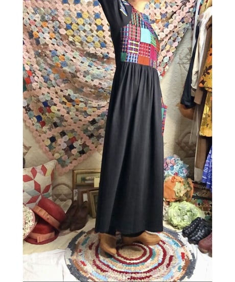 embroidered easy dress