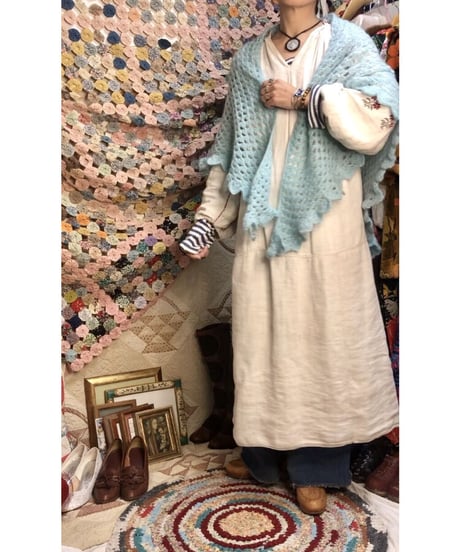 hand knit shawl