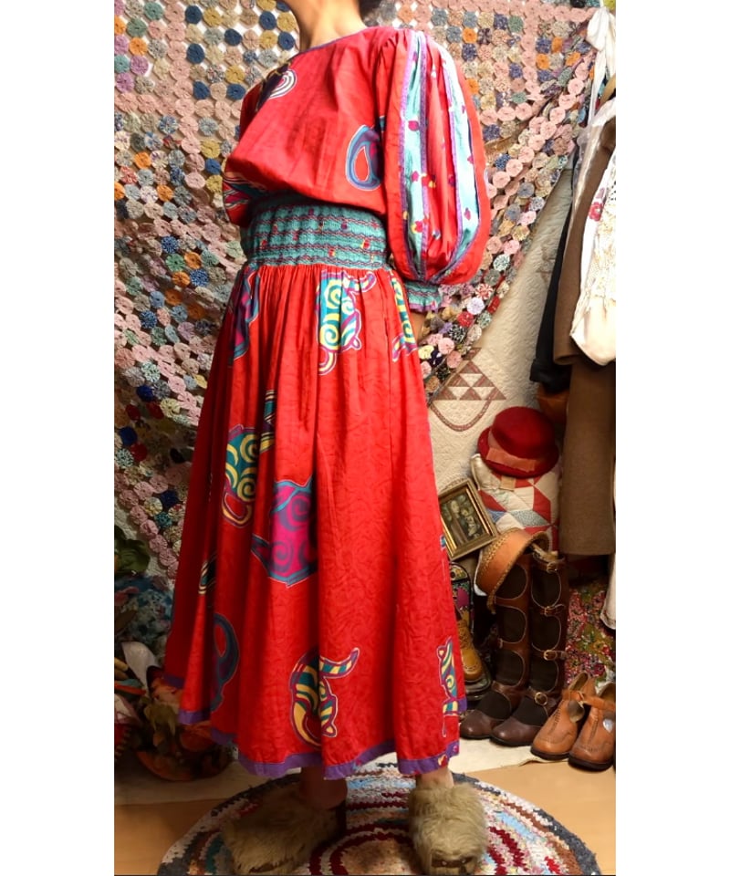 80s vintage jeanne marc ジェーンマーク ワンピース jeanne marc dress | Quilt