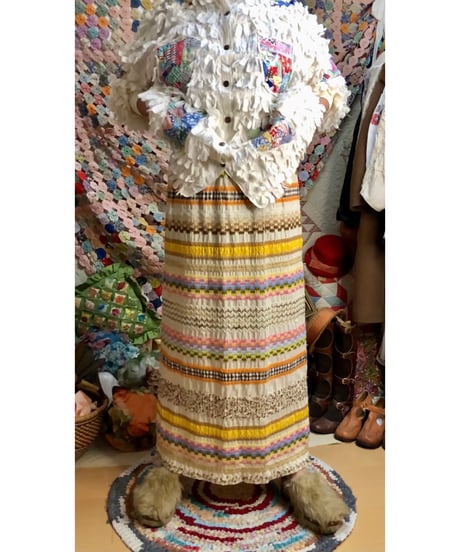 quilt patch fringe jacket
