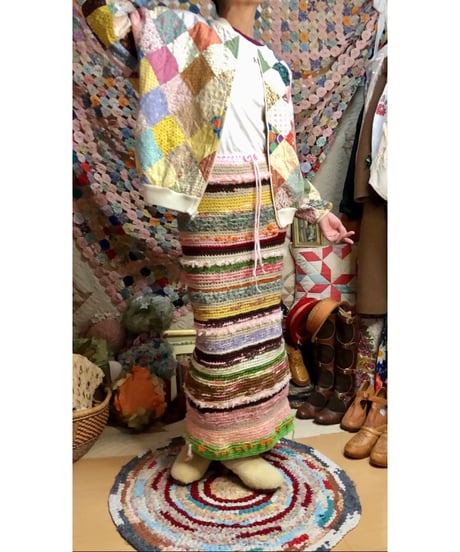 70-80s patchwork jacket
