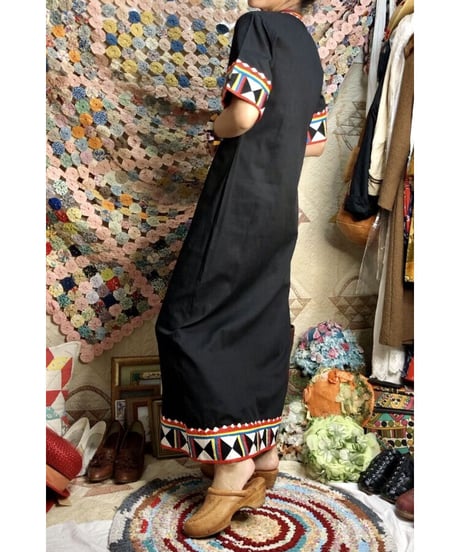 patchwork one-piece