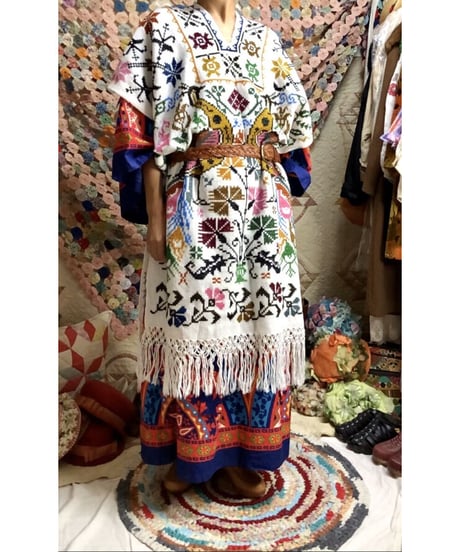 mexican peacock poncho