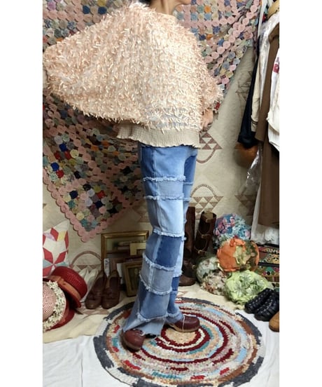 70-80's dolman sleeve ribbon tops