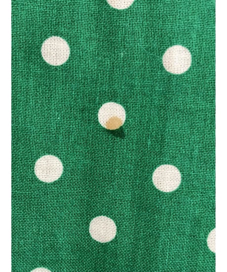 balloon sleeve polka dots blouse