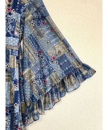 60's angel sleeve dress