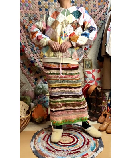 70-80s patchwork jacket