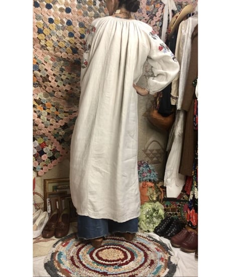 vintage ukrainian embroidered one-piece
