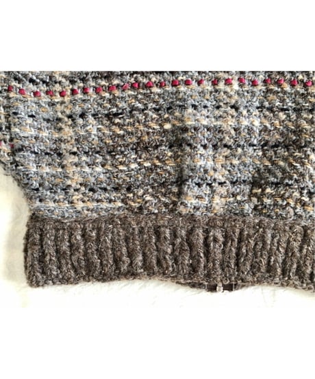 dolman sleeve knit blouson