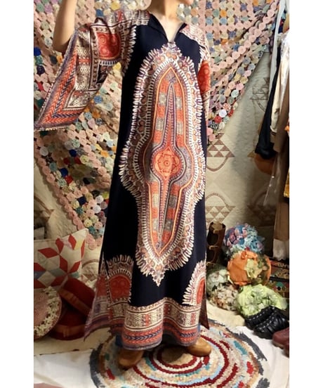 70's dashiki dress