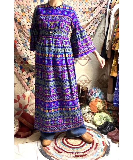60's flower dress