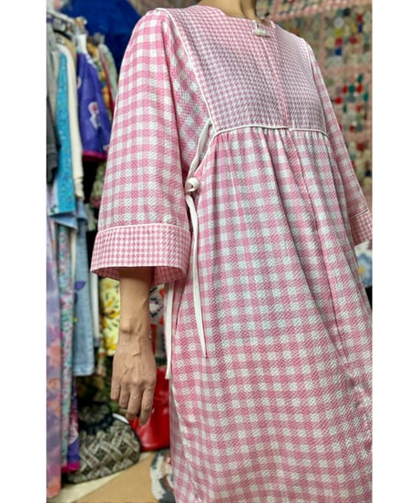 gingham easy dress
