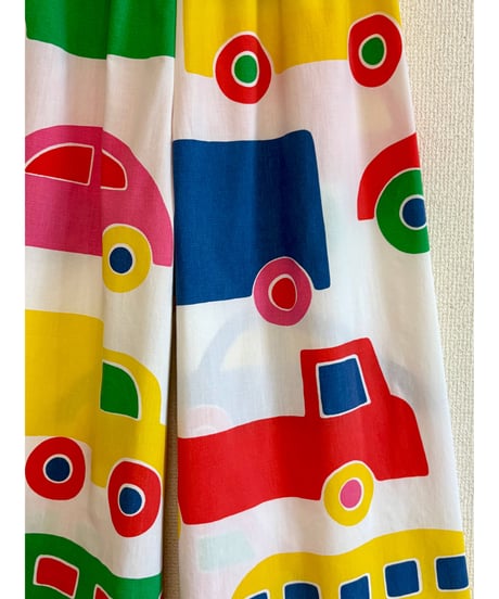 marimekko bo-boo super wide leg pants（70s fabric）B