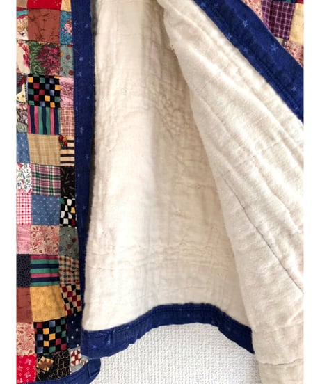 patchwork house motif jacket