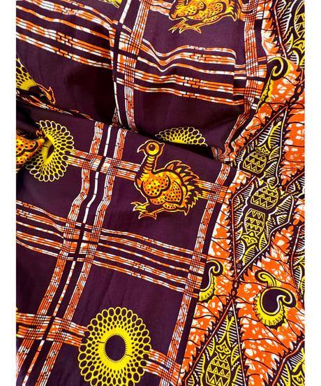 african wax print dress