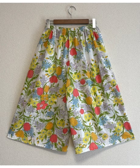 botanical wide leg pants（70s fabric）A