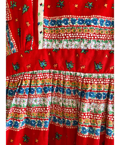 70s flower dress