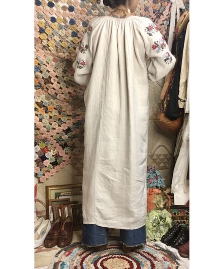 vintage ukrainian embroidered one-piece