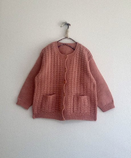 vintage hand knit cardigan