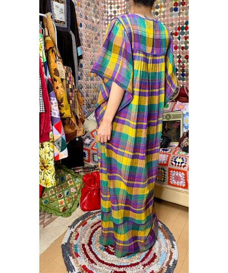 plaid easy dress