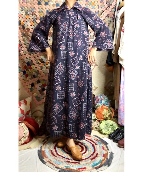 bandanna print dress