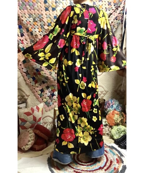 60's flower dress