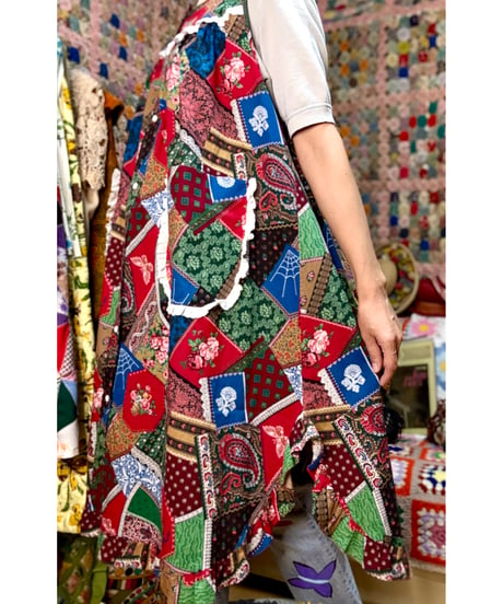 patchwork print tunic