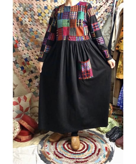 embroidered easy dress