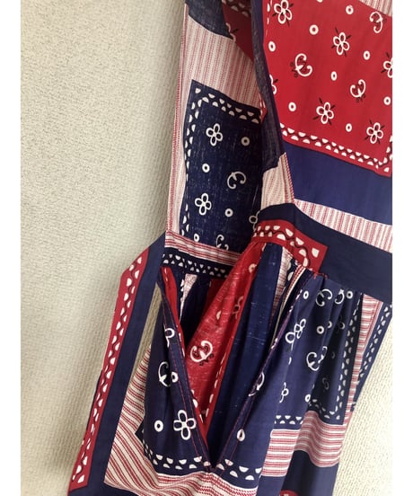 70's bandanna print one-piece