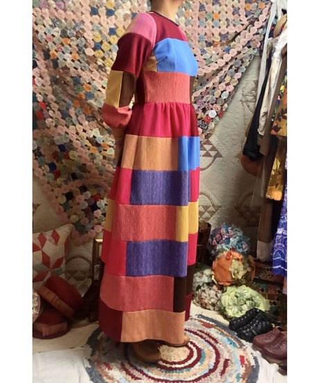 60's patchwork dress