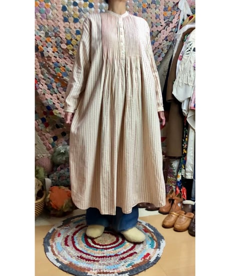 l.l.bean flannel dress（red）