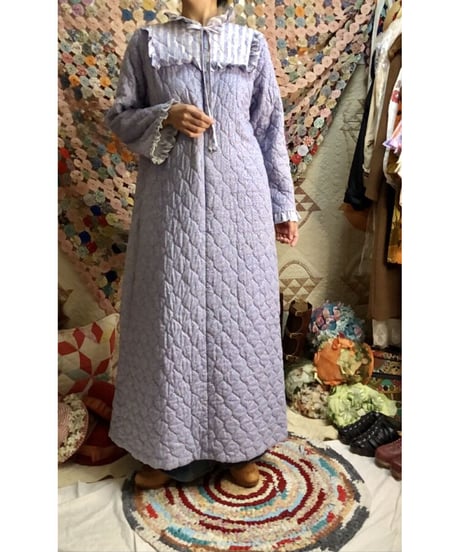 70's quilting flower dress