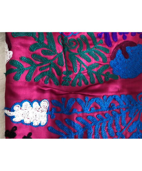 suzani embroidered robe