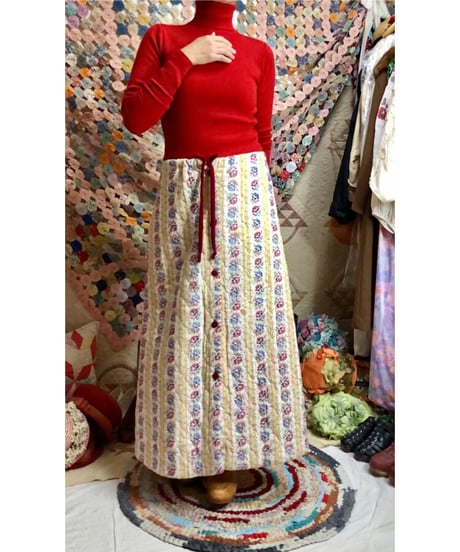 quilting flower skirt