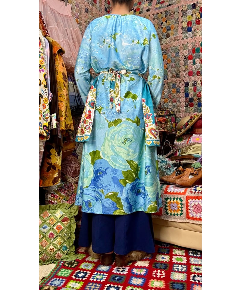 50-60s half apron | Quilt