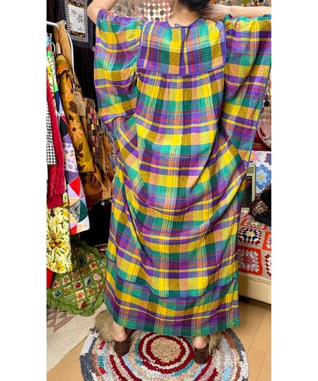 plaid easy dress