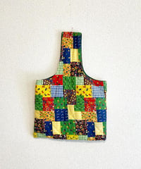 70s patchwork print bag
