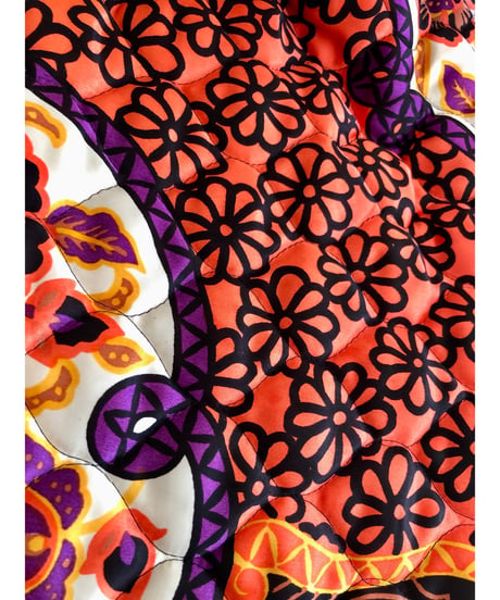 60s quilted  dress