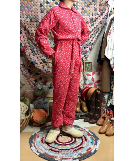 80s quilting jump suit