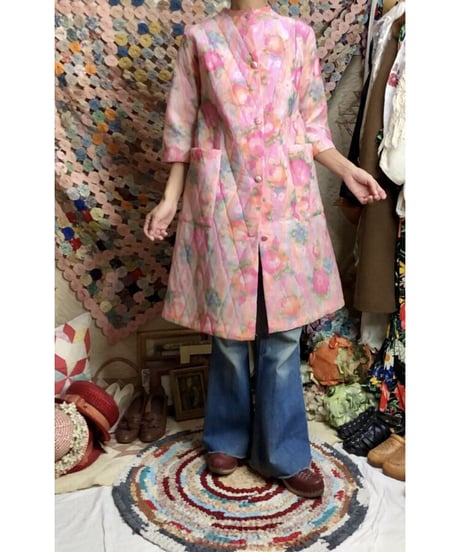 60s quilting coat