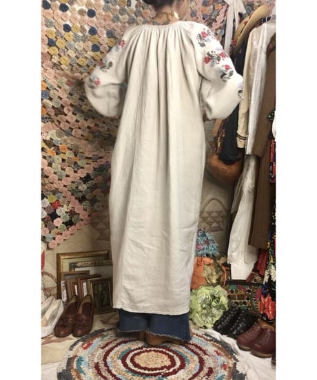 vintage ukrainian embroidered one-piece