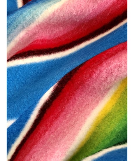 70s multicolored stripe dress