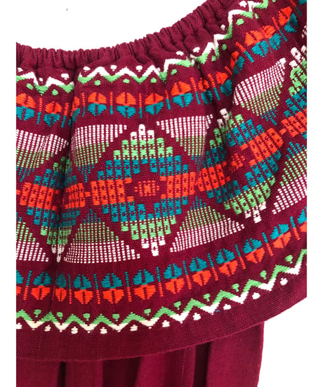 guatemala embroidered dress